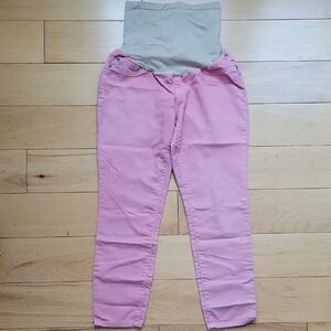 Motherhood Maternity Coral Pink Cropped Pants